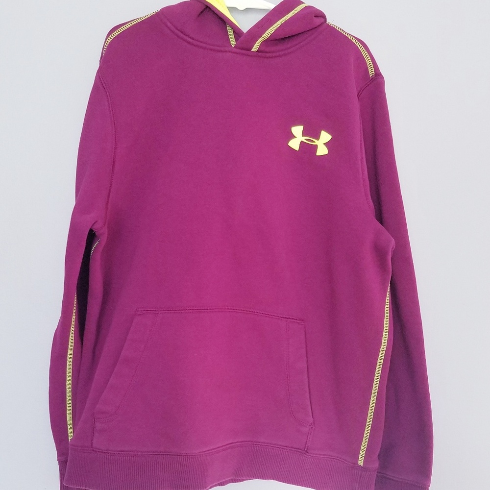 Purple Under Armour hoodie